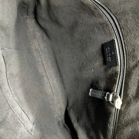 Gucci Shoulder Bag Black PVC 810-080725 - Picture 11 of 13